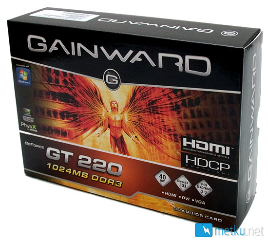 Gainward GeForce GT220 1024MB - Budjettinäyttis kevyeen käyttöön