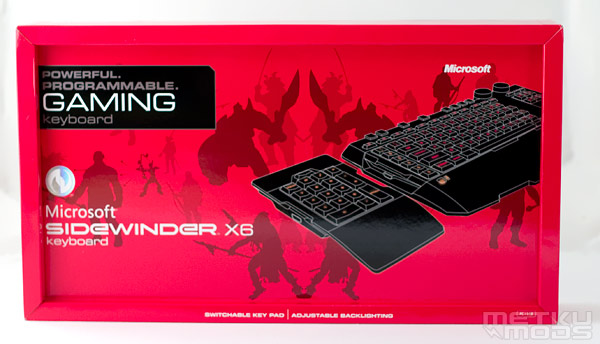 Microsoft SideWinder X5 Gaming Mouse and X6 Gaming Keyboard