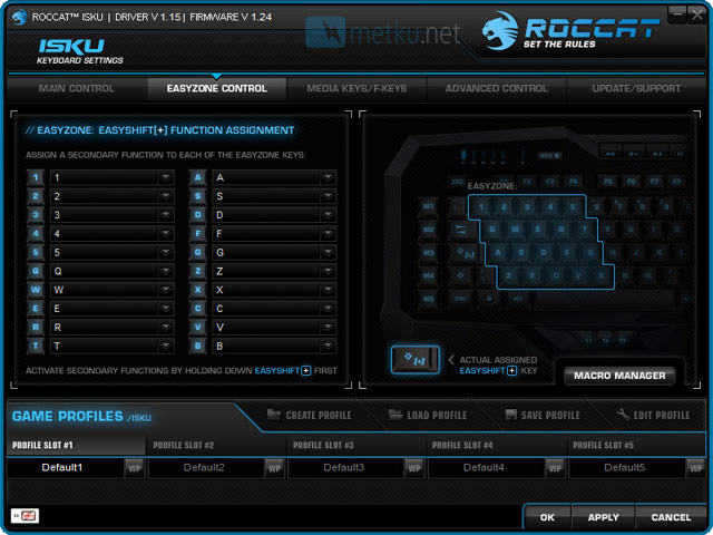 ROCCAT ISKU Gaming Keyboard - Gaming keyboard with good macro features