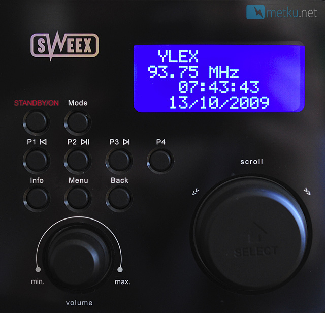 Sweex MM220 Wi-Fi Internet Radio